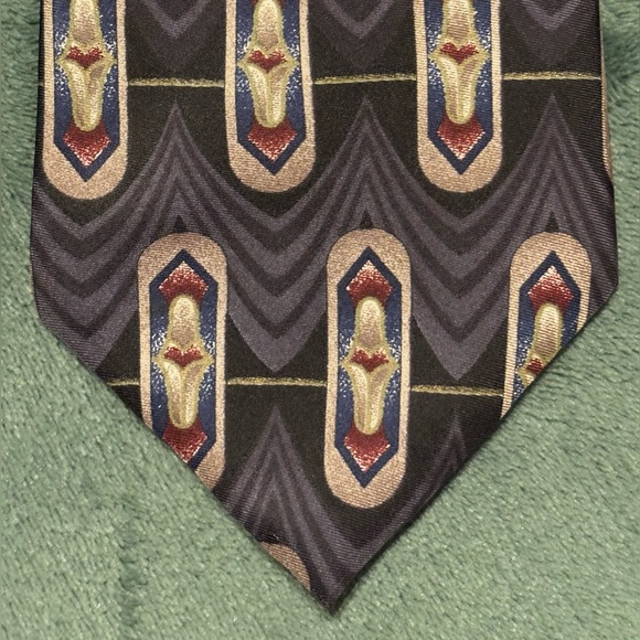 ZYLOS by george machado 56” Silk Tie - Picture 4 of 8